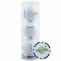 3-Ball Tube W/Poker Chip Ball Marker